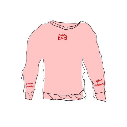 captured sweater red